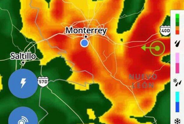 lluvias en Monterrey