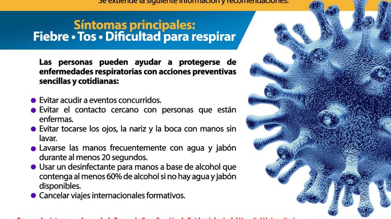 Alertan Coronavirus