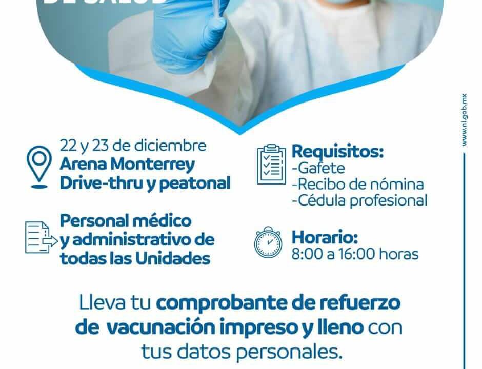 vacunacion al personal medico